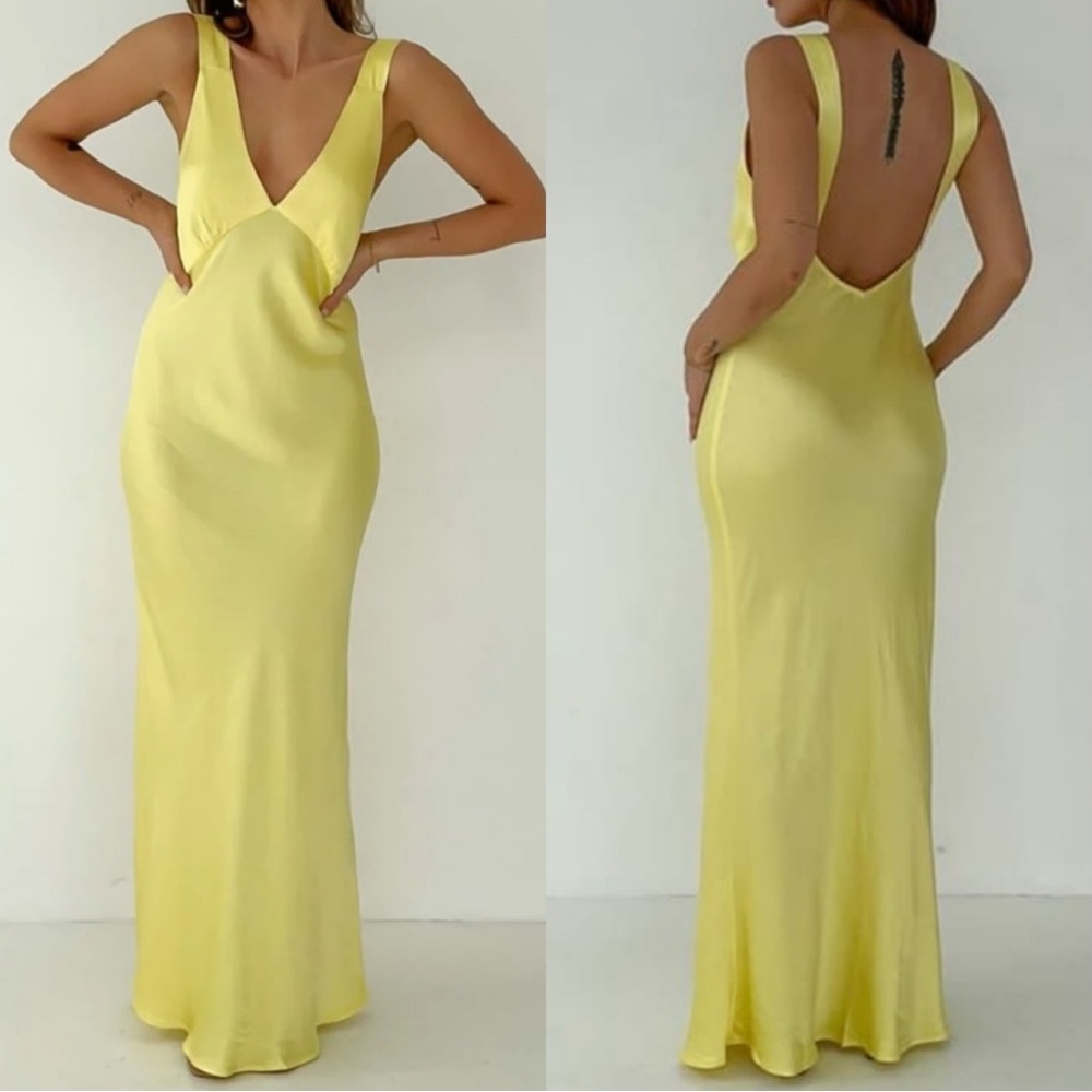 Rumored Yellow Maxi Dress